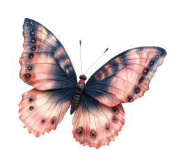 Captivating butterfly display digital view isolated on transparent background png