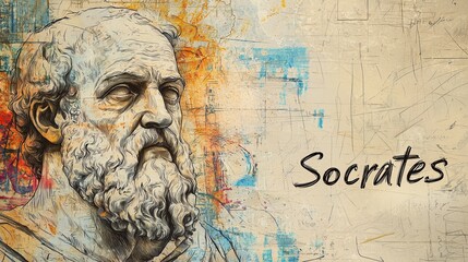 Fototapeta premium Socrates: The Philosopher Who Changed the Way We Think