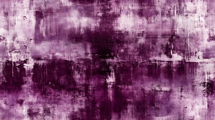 Obraz premium A deep purple abstract painting with textured layers.