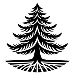 Obraz premium vector christmas tree