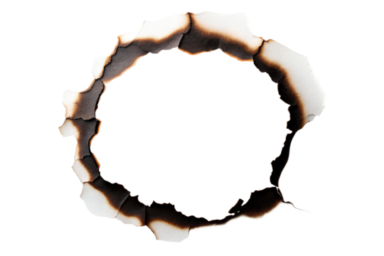 Burnt hole