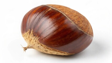Chestnut isolated on white background