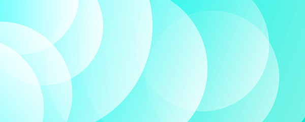Fototapeta premium Minimalist banner background, full of colors, bright blue gradations. Circle effect style geometric, abstract background. Eps 10.