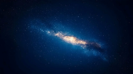 Fototapeta premium Spiral Galaxy In Deep Space