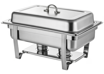  Chafing Dish isolated on a transparent background.