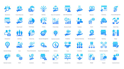 Essential business icon set