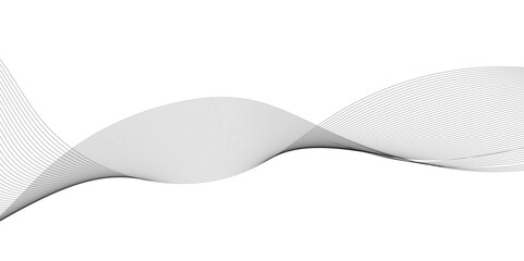 Wave design black and white. Seamless striped pattern. 