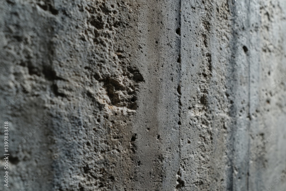 Aufkleber textured concrete wall showing natural patterns and depth in industrial setting