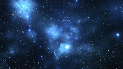 Fototapeta premium stunning view of starry night sky filled with bright stars and cosmic clouds