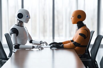 Exploring collaboration between robots and humans in a modern business setting
