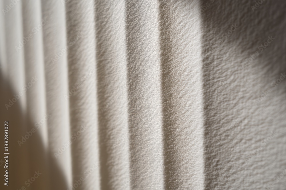 Aufkleber textured fabric background with soft light and subtle shadows in neutral tones