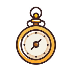  Classic Pocket Watch Icon for Vintage Style