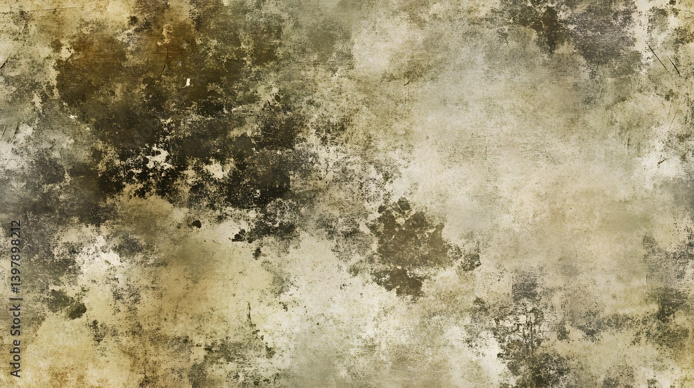 Poster a textured abstract background of muted earth tones with distressed effects.