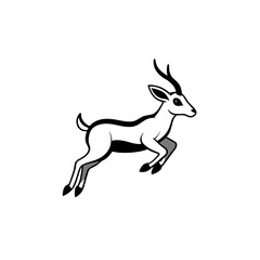 deer silhouette vector
