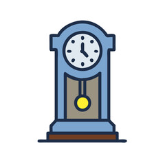  Chic Grandfather Clock Illustration