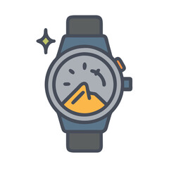  Chic Hiking Watch Illustration