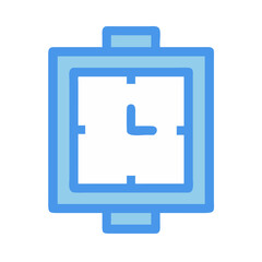 Obraz premium Light Frame Watch Icon Design