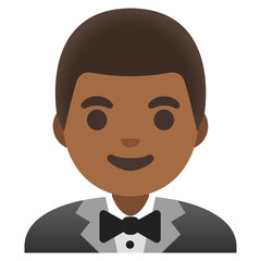 man tuxedo medium dark skin
