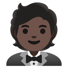 person tuxedo dark skin