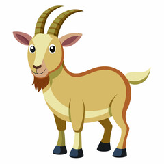 vector illustration of a goat