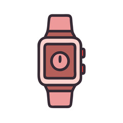  Rose Gold Smart Watch Icon