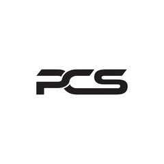 Logo Letter PCS Symbols Simple Modern