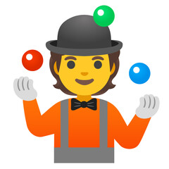 Man Juggling: Yellow Skin Tone
