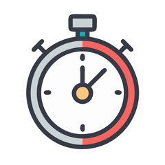 Obraz premium Stylish Stopwatch Watch Graphic