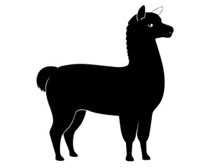 Alpaca Silhouette Vector Design, Alpaca SVG, Alpaca Icon