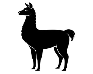 Alpaca Silhouette Vector Design, Alpaca SVG, Alpaca Icon