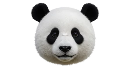 Gardinen Panda Isolated Panda Head  © Julia