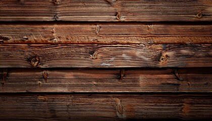 Obraz premium Brown vintage wooden planks background