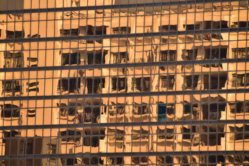 Windows of business building. Modern city building. Building abstract.  Building background.