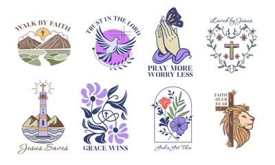 Christian Graphic t shirt design for print, Christianity quotes design vector