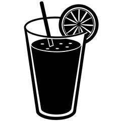 Martini glass outline vector – clean AI line art for digital prints and graphic projects.