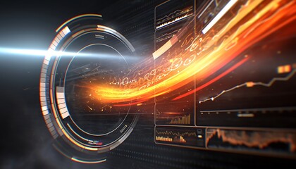 Futuristic Data Stream