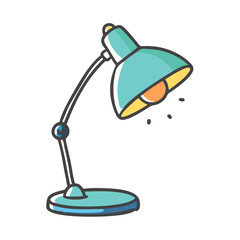 desk lamp icon, desk lamp vector illustration-simple illustration of desk lamp, perfect for desk lamp logos and icons