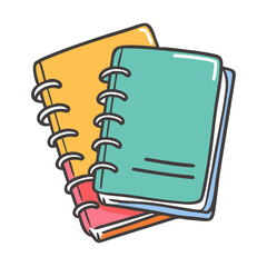 notebooks icon, notebooks vector illustration-simple illustration of notebooks, perfect for notebooks logos and icons