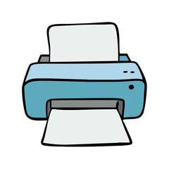 printer paper icon, printer paper vector illustration-simple illustration of printer paper, perfect for printer paper logos and icons