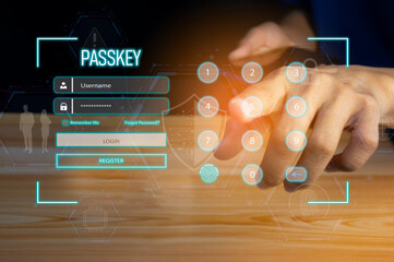 Cybersecurity protects your login passwords and secure Internet access. Using Passkey