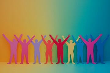 Diverse Team Celebrating Unity and Empowerment