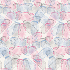 Seamless hand drawn abstract pattern.Watercolor abstract pattern for fabric, apparel, scarf, wallpaper. Unique modern abstract and ethnic design.