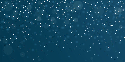 Snowflakes rain fall background for Christmas festival element