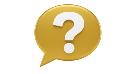 Isolated Question Mark