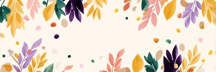 Fototapeta premium A vibrant floral arrangement perfect for celebrating Easter with bright colors and fresh blooms.