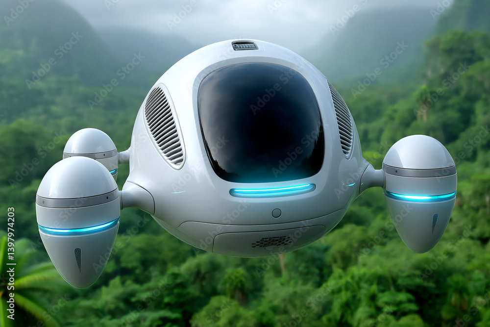 Poster rainforest flight: robot view