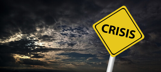 Financial Crisis, Economic, Business risk management concept. Risk word on wooden block, domino crisis effect. Concept Risk, Crisis, Management, Assessment, Insurance, Security, Financial, Economic