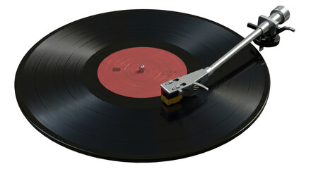 Isolated Vinyl Record