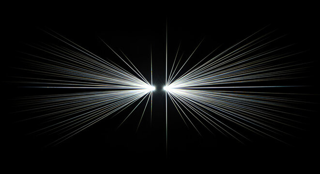 Diffraction Pattern Projected from Double‑Slit Setup
