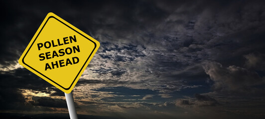 Caution Sign - Allergy Season Ahead, Pollen